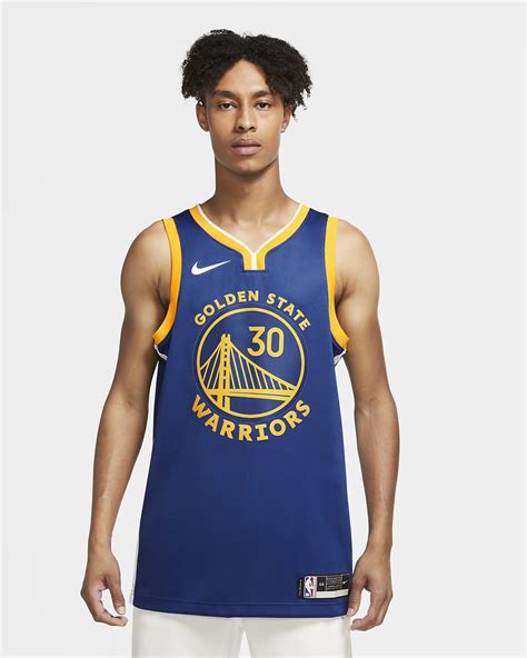 2020 赛季金州勇士队 Stephen Curry Icon Edition Nike Nba Swingman Jersey 男子球衣