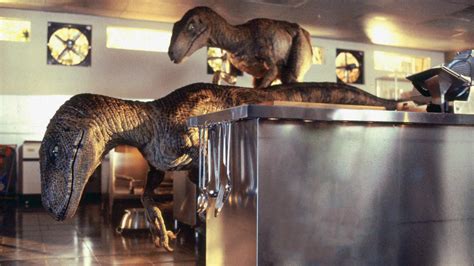 Jurassic Park Raptors In The Kitchen Funny Meeting Backgrounds