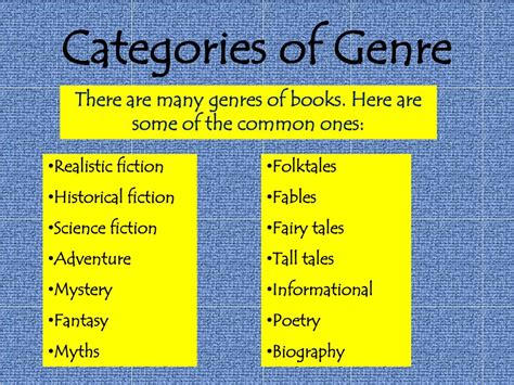 Ppt Literary Genres Powerpoint Presentation Free Download Id1129186