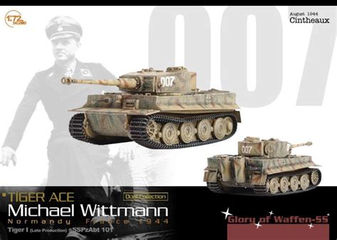 60131 Tiger Ace Michael Wittmann Tiger I Late Production Wzimmerit