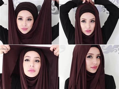 Buat Wajah Terlihat Lebih Tirus Dengan Tutorial Hijab Ini