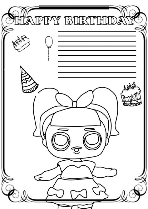 Happy Birthday Sonic Coloring Pages