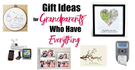 Shopping for grandparents can be a tricky business. Gift Ideas for Grandparents Who Have Everything - Happy ...