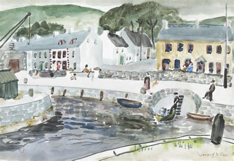 Carnlough County Antrim By Gerard Dillon 1916 1971 1916 1971 At