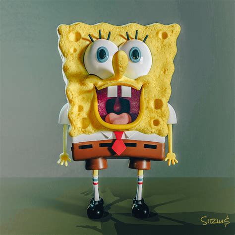 Artstation Spongebob Squarepants 3d