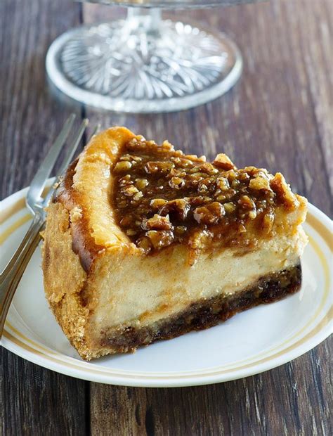 These cakes, pies, cookies, and more won't have a crumb left. Pecan Pie Cheesecake Thanksgiving and Christmas Dessert ...