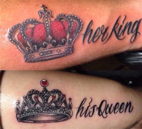 40 King And Queen Tattoos That Will Instantly Make Your Relationship
