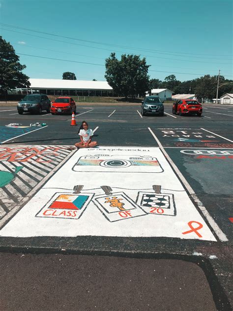 Pin By Angel Pender On Maddis Senior Year Parking Spot Painting