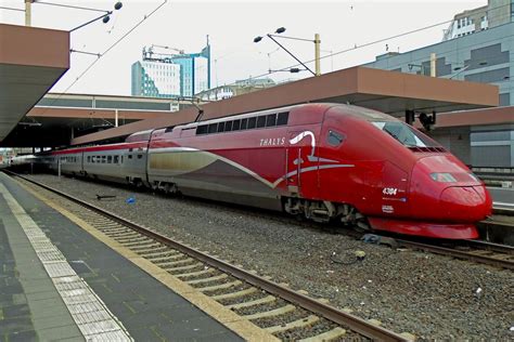 Der SNCF Thalys PBKA 4343 TGV 43430 Series 43000 Als THA 9472 Nach