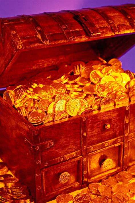 Treasure Chest With Gold Coins Photograph By Garry Gay Fine Art America