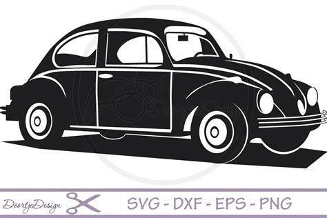 Vw Car Vector Files Svg File By Doortje Design Bundles