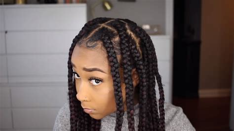 Learn how to create jumbo knotless box braids with this easy tutorial from braider stasha harris. Two Simple Ways To Make Jumbo Knotless Braids For ...
