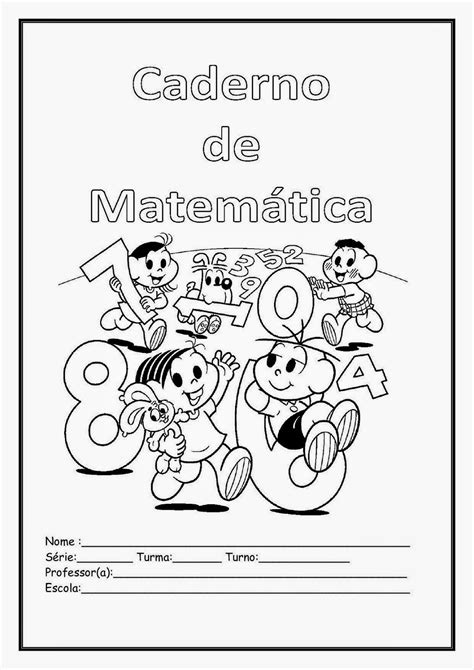 Educar X Capas Para Caderno De Matemática