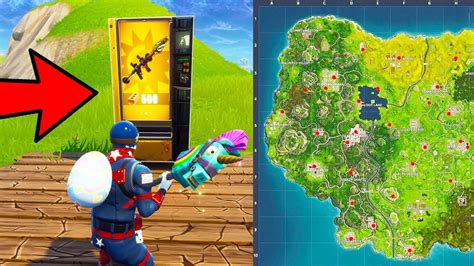 Fortnite veding machine locations detailed, including how to search for vending machines and how they work in fortnite battle royale. Fortnite Playground Free Vending Machine Locations