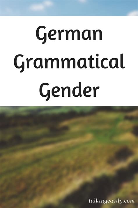 German Genders Made Easy • Talking Easily German Phrases Learning Learn German German Phrases