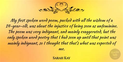 Sarah Kay My First Spoken Word Poem Packed With All The Wisdom Of A Quotetab