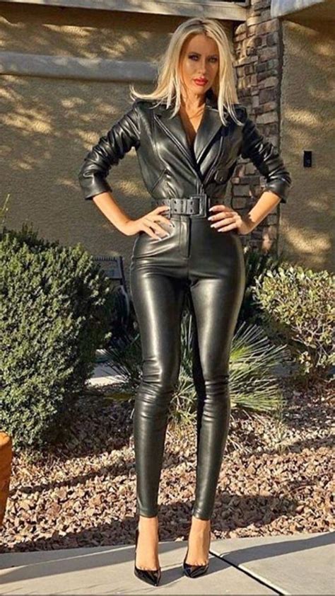lederlady in 2021 women leggings outfits leather leggings fashion leather pants women