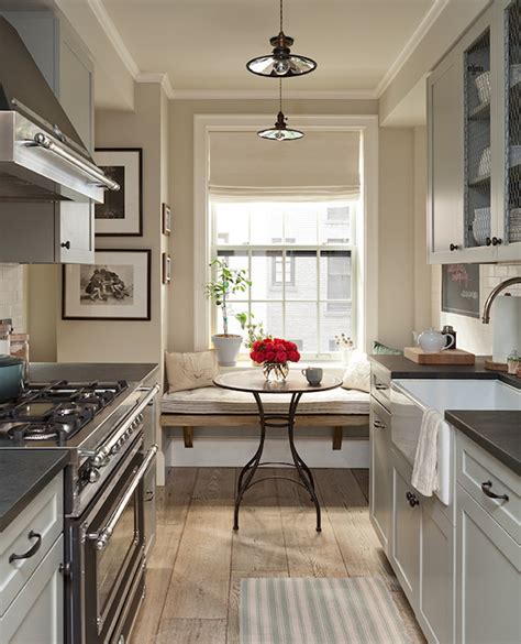 Country Galley Kitchen Country Kitchen Jenny Wolf Interiors