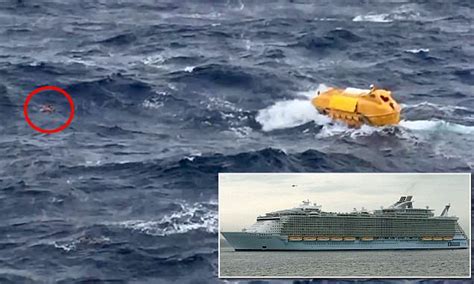 Disney Cruise Rescues Passenger Who Fell Overboard From Royal Caribbean Liner Daily Mail Online