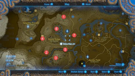 Zelda Breath Of The Wild All Shrine Locations Walkthrough And Map
