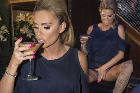 Katie Price Is Back Pricey Flashes Her Lace Thong And Necks Screaming Orgasm Cocktails During
