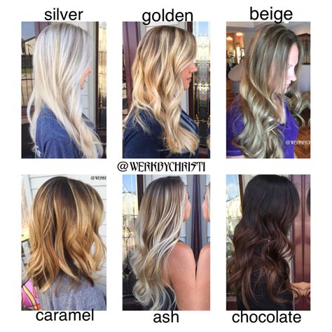 Here is the first example from the french salons of franck provost that uses three different colors to. Hair color chart. Balayage ombré. Different tones and ...