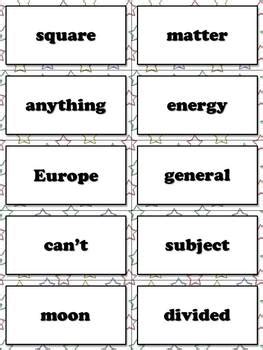 Free printable worksheets aligned to lists of spelling words sixth grade students can. 4th - 5th Grade Sight Word List #6 - Sixth 100 High ...
