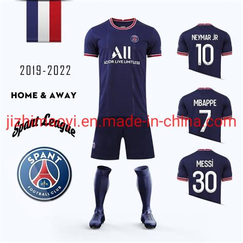 Wholesale Paris Saint Germain 2122 Home Away Kit Soccer Jerseys P Sg