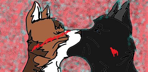 Warrior Cats Leafpool And Crowfeather Kissing By Cyancreativity On Deviantart
