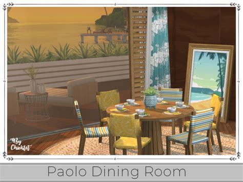Paolo Dining Room By Chicklet At Tsr Sims 4 Updates