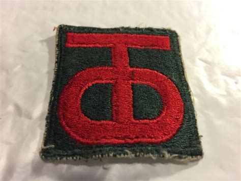 Us Army 90th Inf Div Color Patch Ebay