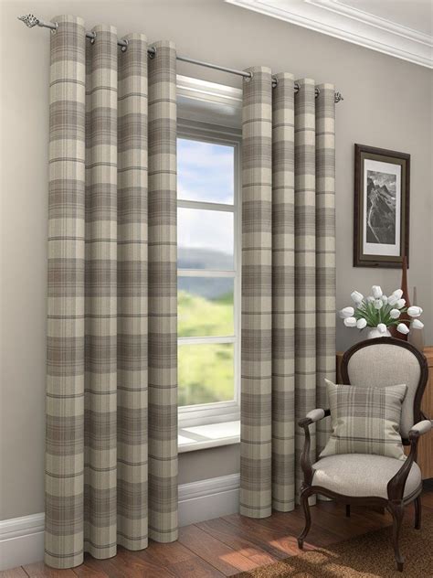 Argyll Natural Ready Made Eyelet Curtains Harry Corry Limited Ready