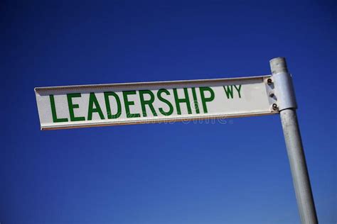 Leadership A Street Sign Pointing To The Leadership Way Affiliate