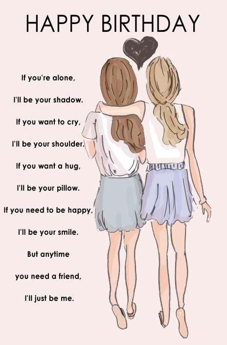 Best Friend Birthday Quotes For Girls