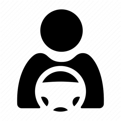 Car Drive Driver Man People Steering Wheel Icon Download On