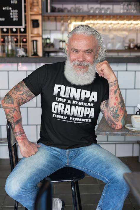 Funny Grandpa Shirt Funpa Funny Grandpa Shirts Funny Etsy