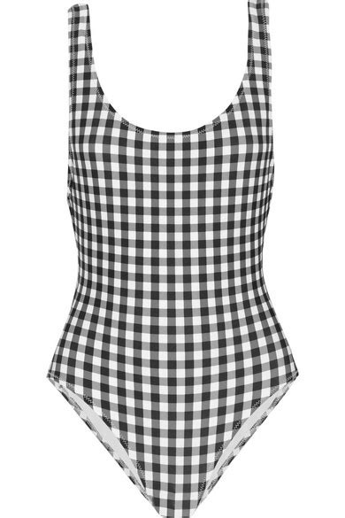 Solid And Striped The Anne Marie Gingham Swimsuit Net A Portercom