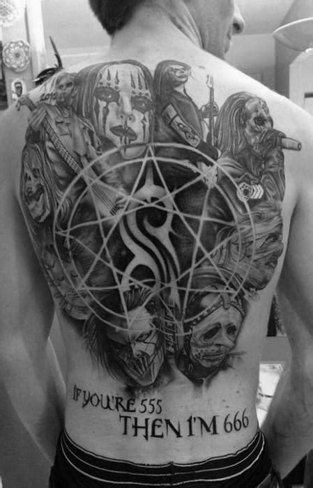 50 Slipknot Tattoos For Men Heavy Metal Band Design Ideas