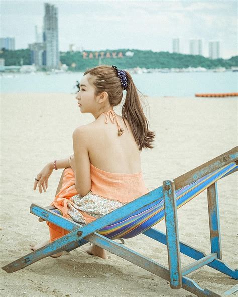 Lukpad Chaiyakham Most Beautiful Thailand Ladybabe On The Beach Instagram Photos Thai Transgender