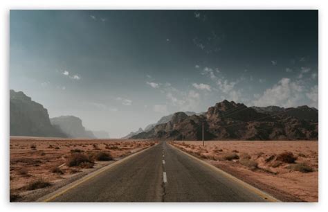 Desert Road Ultra Hd Desktop Background Wallpaper For 4k