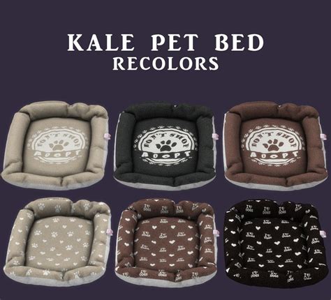 Kale Pet Bed Recolors Sims 4 Sims 4 Pets Sims