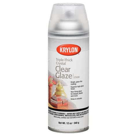 Krylon 12 Oz Crystal Clear Gloss Spray Paint At