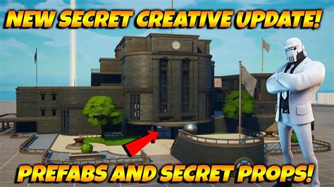 New Secret Fortnite Creative Agency Update Prefabs And Secret Props