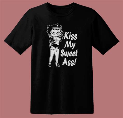 Betty Boop Kiss My Ass T Shirt Style