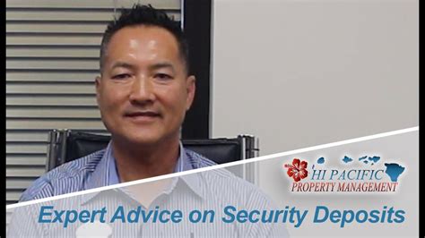 Hawaii Property Management How To Handle Security Deposits Youtube