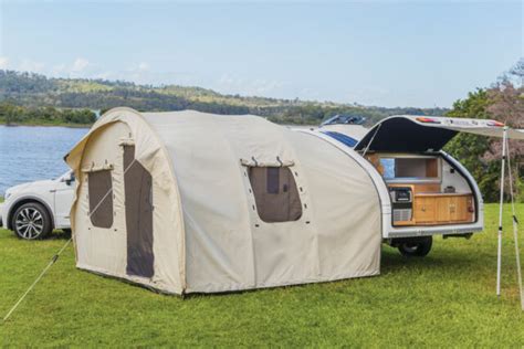 Tucana Teardrop Camper Ultra Light Weight Trailer Large Tent Ebay