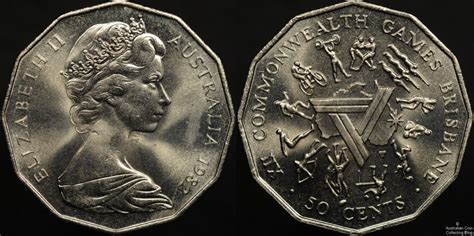 1982 Commonwealth Games 50c Australian 50 Cent Coins The Australian