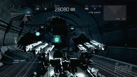 Armored Core 4 Xbox 360 Gameplay Tunnel Fight Hd Ign