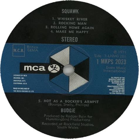 Budgie Squawk 1st Uk Vinyl Lp Album Lp Record 133519