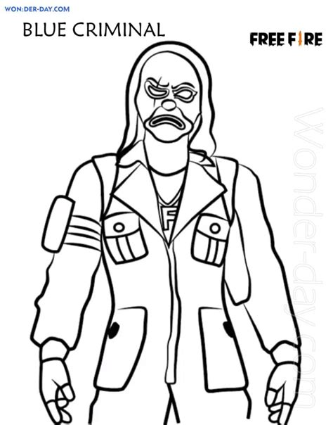 Free Fire Coloring Pages Print For Free In A Format